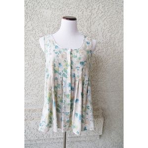 💙DISCOUNTED💙 Lauren Conrad Floral Pleated Blouse